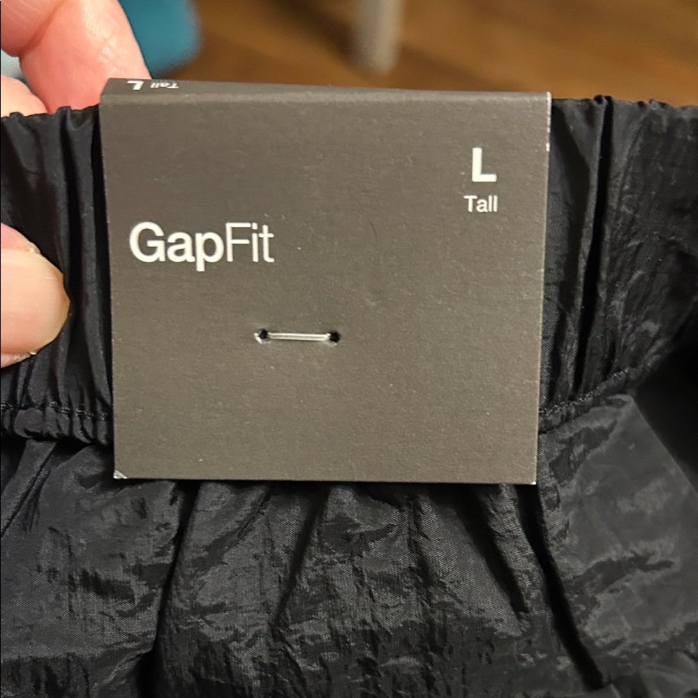 GAP Black Track Joggers with Elastic Waist - Picture 9 of 11